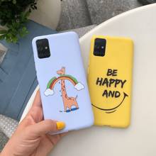 Capa traseira para samsung galaxy, capa com estampa de citações engraçada em silicone para os modelos a71, a71, a71, a715f 2024 - compre barato