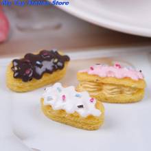 3pcs  For 1/6 doll Kitchen Cutting Toys Rsin Bread Cake Fast Food Pretend Play 1/12 Children Miniature Food Girls Kids Toy Gift 2024 - buy cheap