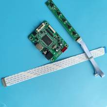 Kit para controlador de cabo led, cabo lcd, compatível com hdmi, 15.6 polegadas, 1920x1080, monitor hd 2024 - compre barato