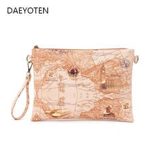 DAEYOTEN-Bolso de mano con estampado Retro para hombre, bandolera para documentos de diseñador, bolso de mano para IPad, ZM0980 2024 - compra barato