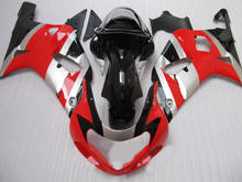 Red silver black Fairing kit for GSXR600 750 K1 01 02 03 GSXR 600 GSXR750 GSX-R600 750 2001 2002 2003 Fairings set+gifts 2024 - buy cheap