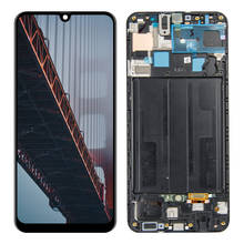 Супер AMOLED lcd 6,4 ''для Samsung Galaxy A50S lcd A507 lcd дисплей дигитайзер сборка с рамкой для A50s 2019 A507 A5070 2024 - купить недорого