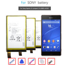 Batería de teléfono para Sony Xperia Z3 mini Compact, Z3c, M55W, z3mini, D5803, D5833, SO-02G /C4, E5333, E5363, E5306, 2600mAh, LIS1561ERPC 2024 - compra barato