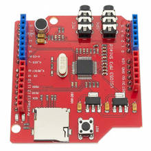 Vs1053 vs1053b estéreo de áudio mp3 player escudo registro decodificar módulo placa desenvolvimento com slot para cartão tf para arduino 2024 - compre barato