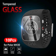 Vidro temperado premium 9h para relógio inteligente polar m430, 10 peças, acessórios de película protetora de tela 2024 - compre barato