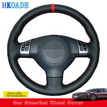 Personalizar diy micro capa de volante do carro couro fibra para suzuki swift 2011 2012 2013 interior do carro 2024 - compre barato