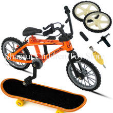 Мини Палец Велосипед игрушка творческий сплав палец горный велосипед детей Grownup BMX велосипед Скутер для пальца игрушка для скейтборда 11*8 см 2024 - купить недорого