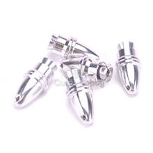 5pcs 3.17mm RC Aluminum Bullet Propeller Adapter Holder Silver for Brushless Motors and Speed Controllers RC Parts High quality 2024 - buy cheap