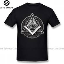 Illuminati T Shirt Illuminati T-Shirt Classic Short Sleeves Tee Shirt Graphic 4xl Male Funny 100 Cotton Tshirt 2024 - buy cheap