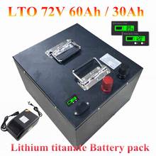 Batería de titanio de litio LTO 72v 30AH 60Ah 72v 50ah LTO cells 50A BMS carga súper rápida ciclo de vida largo + cargador 10A 2024 - compra barato