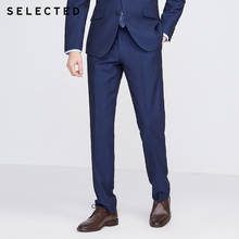 SELECTED Men's Regular Fit Pure Color Suit Pants S|42016A505 2024 - buy cheap