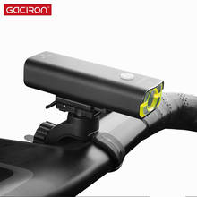 Фонарь для велосипеда GACIRO V9C-400, 400 лм, переднее освещение для велосипеда, быстрое крепление на руль, светодиодная лампа XPG, аккумулятор 2500 мач, USB-зарядка 2024 - купить недорого