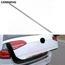 Rear Door Trunk Cover Tailgate Trim For VW GOLF 7 2013-2016 2017 Hatchback Chrome Tail Gate Molding Garnish Styling Strip 2024 - buy cheap