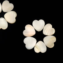 Heart Shape Natural Stone Shell Beads Loose Spacer Beads for Jewelry Making DIY Bracelet Necklace Women Accessories 2024 - buy cheap