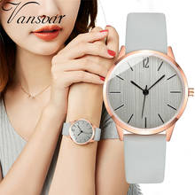 2020 Women's Casual Quartz Leather Band Newv Strap Watch Analog Wrist Watch ladies watches top brand luxury zegarek damski WD 2024 - buy cheap