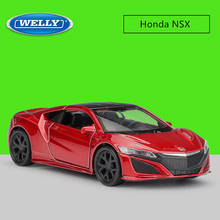 Welly-coche deportivo de aleación de Metal modelo Pull back, escala 1:36, fundición a presión, 2015, NSX 2024 - compra barato