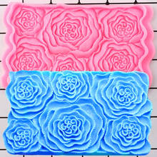 Rose Folds Ruffle Border Silicone Mold Wedding Cupcake Topper Fondant Cake Decorating Tools Candy Clay Chocolate Gumpaste Moulds 2024 - buy cheap