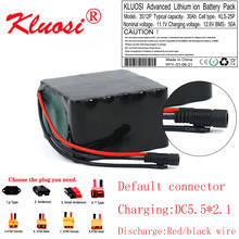 KLUOSI 12V 30Ah 500W 3S12P High-power 12.6V Lithium Battery Pack for Inverter Solar Sightseeing Car Childrens Car with 50A BMS 2024 - buy cheap