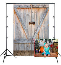 Huayi-cenário fotográfico de madeira, fundo de cabine de celeiro, para fotos, recém-nascidos, estúdio de aniversário infantil 2024 - compre barato