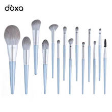 Набор кистей для макияжа doxa, 14 шт., хайлайтер для бровей, для пудры, теней для век, косметические инструменты, кисть, кисти для макияжа 2024 - купить недорого