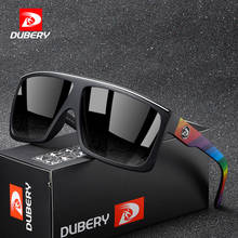 DUBERY-gafas de sol polarizadas para hombre, lentes de sol cuadradas Retro, a la moda, UV400, antideslumbrantes, novedad de 2021 2024 - compra barato