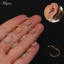 Miqiao 2pcs Hot New Product Stainless Steel Side Earrings Exquisite Body Piercing Jewelry 2024 - buy cheap