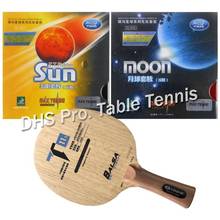 Pro de tenis de mesa Combo paleta raqueta Galaxy YINHE T-11 + T11S con sol y luna fábrica sintonizado shakehand mango largo, FL 2024 - compra barato