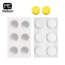 Meibum 6 Cavity Mousse Dessert Silicone Molds Round Cheese Shape Cake Mold Baking Pan Muffin Pastry Mould Kitchen Tools 2024 - buy cheap