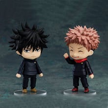 10cm anime jujutsu kaisen itadori yuji 1479 fushiguro megumi 1506 pvc figura de ação collectible modelo brinquedo boneca presente 2024 - compre barato