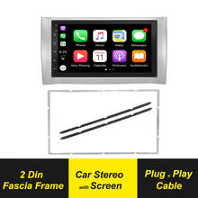 Radio de coche 2 Din Facia para Chery Kimo A1 2007 + J1 (A1) 2009 + estéreo DVD CD Panel de tablero Kit de navegación GPS reproductor Android 2024 - compra barato