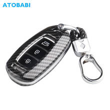 ABS Car Key Cases Remote Keychain Protector Cover For Hyundai Santa Fe Palisade Kona Elantra GT I30 Veloster Grandeur IG Azera 2024 - buy cheap