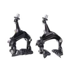 1 Set Bicycle Brake Racing Road bike Dual Pivot brake Aluminum Side Pull Caliper Front & Rear with brake pads 2024 - buy cheap