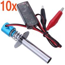 10pcs/Lot HSP 80100 6-12V Electric Glow Plug Igniter Upgraded  for 1/8 1/10 Nitro RC Car Monster Truck with Alligator Clip 2024 - buy cheap