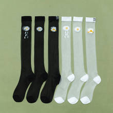 Salina Card Stockings Women's Socks Knee-Length Silk New Fashion Spring And Summer Nylon Ultra-Thin Tube Daisy Anti-snag Silk 2024 - buy cheap