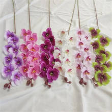 10 шт. шелковые фаленопсис; Бабочки; Орхидеи искусственные орхидеи, цветы орхидеи для свадьбы, декоративные цветы 2024 - купить недорого
