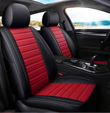 custom Car Seat Cover leather set for Citroen Aircross C4 C5 Fiat Punto Bravo Linea Freemont 5 Seats caution Protectors styling 2024 - buy cheap