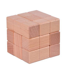 Venda quente tetris iq educacional cubo de madeira puzzle 3d mente cérebro teaser soma quebra-cabeças jogo para crianças brinquedos adultos 2024 - compre barato