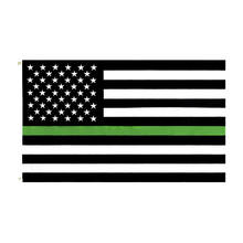 90*150 см полиэстер США американская вышивка тонкий зеленый флаг 2024 - купить недорого