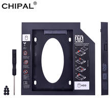 CHIPAL Универсальный второй 2-й HDD Caddy 9,5 мм 9 мм SATA 3,0 для 2,5 ''SSD жесткий диск чехол адаптер для ноутбука CD-ROM корпус для ноутбука DVD ROM optibay 2024 - купить недорого