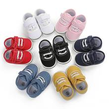Casual Newborn Baby Boy Girl Shoes Non-slip Cotton Soft Bottom Step Front Toddler First Walkers Kid Crib Shoes 0-18M 2024 - купить недорого