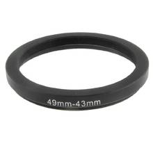 Adaptador de anel de barramento para câmera-49mm-43mm 49mm a 43mm preto 2024 - compre barato