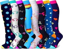 New Compression Socks Anti Fatigue 30 Mmhg Nursing Socks For Edema, Diabetes, Varicose Veins, Blood Circulation Sports Socks 2024 - compre barato