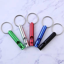 1000 pcs Aluminum Alloy Whistle Keyring Keychain Mini For Outdoor Emergency Survival Safety Sport Camping Hunting 2024 - buy cheap