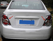 Lámpara trasera ABS cromada de gran calidad, marco decorativo, protección antiarañazos para Chevrolet AVEO 2011-2013, accesorios para coche 2024 - compra barato