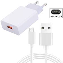5V 2A Wall Charger Adapter USB Cable for Cat S62 Pro S52 Energizer Ultimate U710S HTC One M7 8 9 Desire 19s  12s 20 Pro U20 5G 2024 - buy cheap