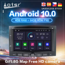 Radio con GPS para coche, reproductor Multimedia con Android 10, PX6, 2DIN, DVD, para Peugeot 3008/4008, 2009- 2016 2024 - compra barato