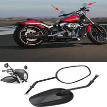 For Harley Dyna Electra Glide Fatboy Iron 883 Plan Sportster 883 1200 Motorcycle Softail Rear View Mirrors Later 2024 - buy cheap