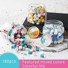 2022 Clear 180pcs Stamp Sealing Seal Wax Scrapbook Material Colorful Beads For Envelope Documents Wedding Birthday Party 2024 - buy cheap