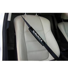 2 шт PU Материал углеродное волокно текстура модная Накладка для ремня безопасности автомобиля автомобильный ремень безопасности подплечники для Nissan Navara 2024 - купить недорого