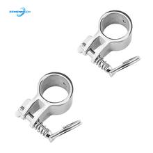 2PCS Boat Accessories 316 Stainless Steel Jaw Slide Clamp With Quick Release Pin 1 Inch 25mm Bimini Top Hinged Slide Fitting Hot 2024 - buy cheap